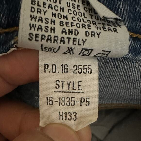 Vintage Jordache High Rise Slim Fit Denim Jeans Size 10 16-1835-P5 H133 - Picture 12 of 13